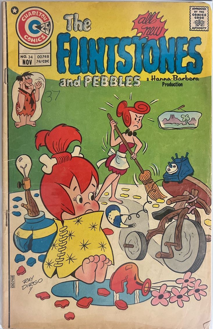 The Flintstones and Pebbles, #034 (Charlton Comics, 1974)