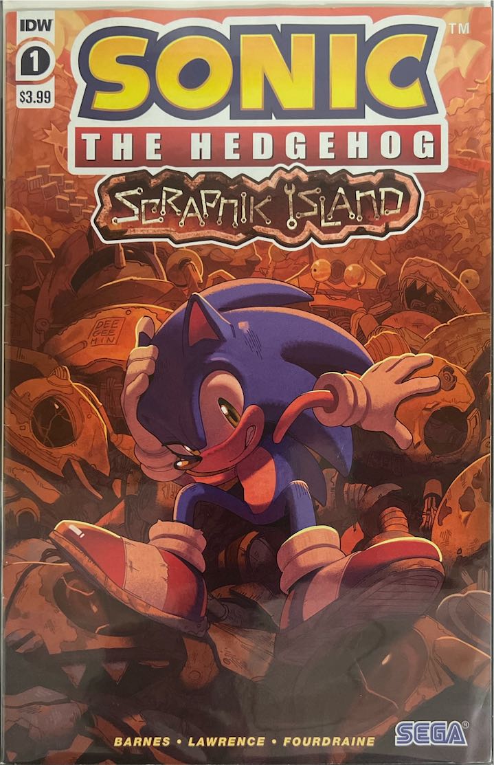 Sonic the Hedgehog, #001, Scrapnik Island (IDW, 2023) - Direct Sales