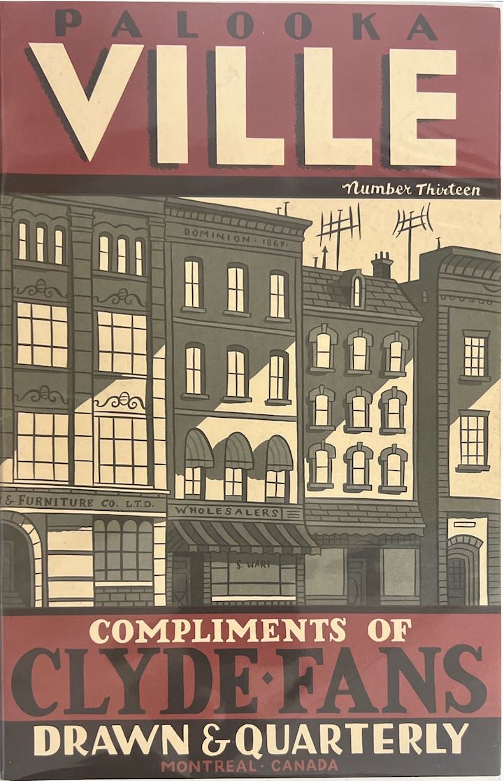 Palookaville, #013, Compliments of Clyde Fans (Drawn & Quarterly, 2002) - Direct Edition