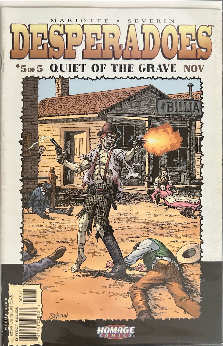 Desperadoes, #005, Quiet of the Grave (Homage Comics, 1998)