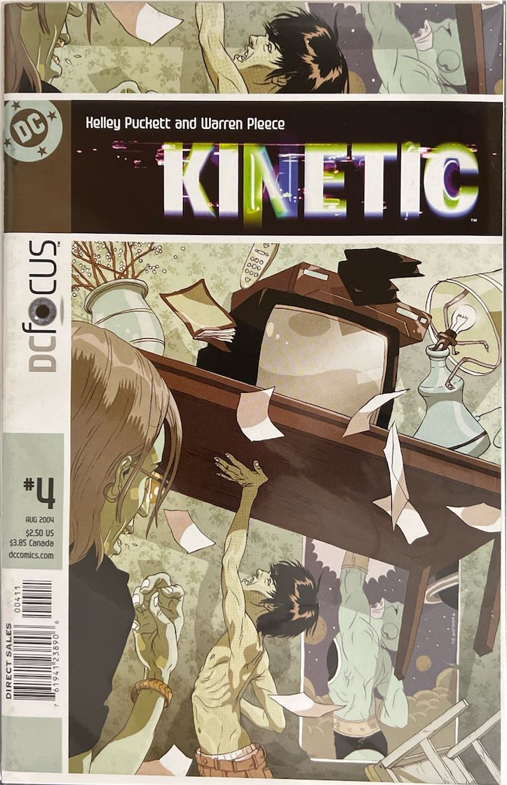 Kinetic, #004 (DC Comics, 2004) - Direct Sales