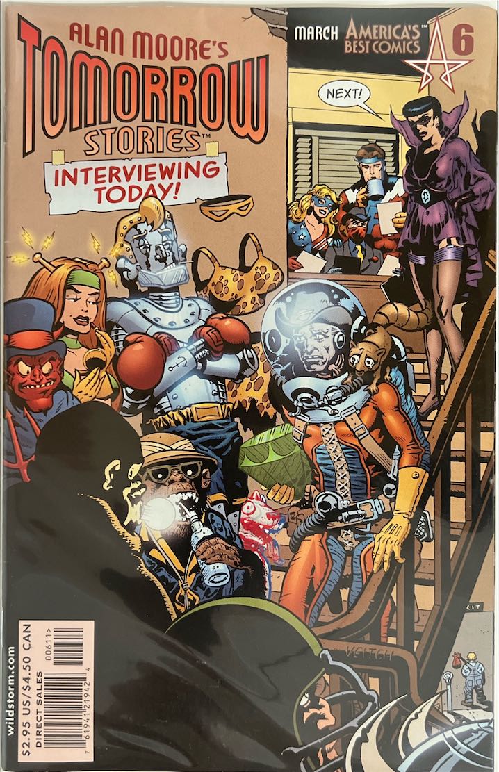 Alan Moore's Tomorrow Stories, #006, Interviewing Today! (America's Best Comics, 2000) - Direct Sales