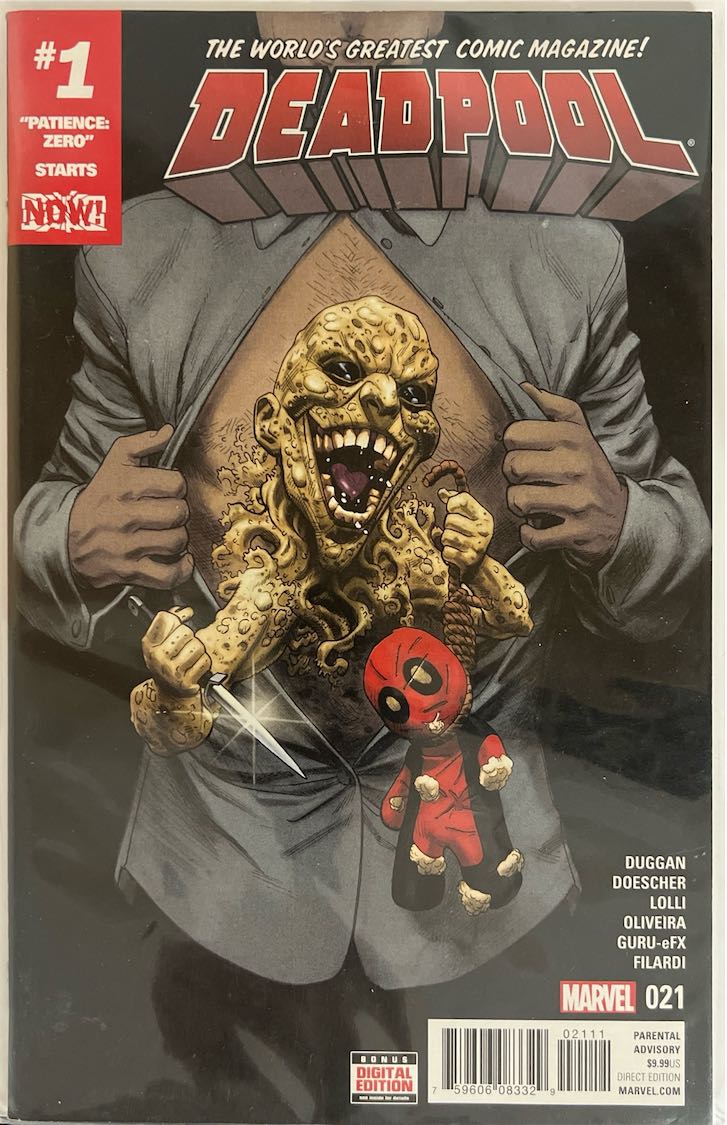 Deadpool, #001, "Patience: Zero" (Marvel, 2021) - Direct Edition