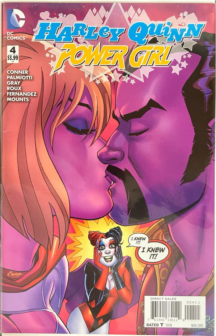 Harley Quinn and Power Girl, #004, (DC Comics, 2015) - Direct Sales