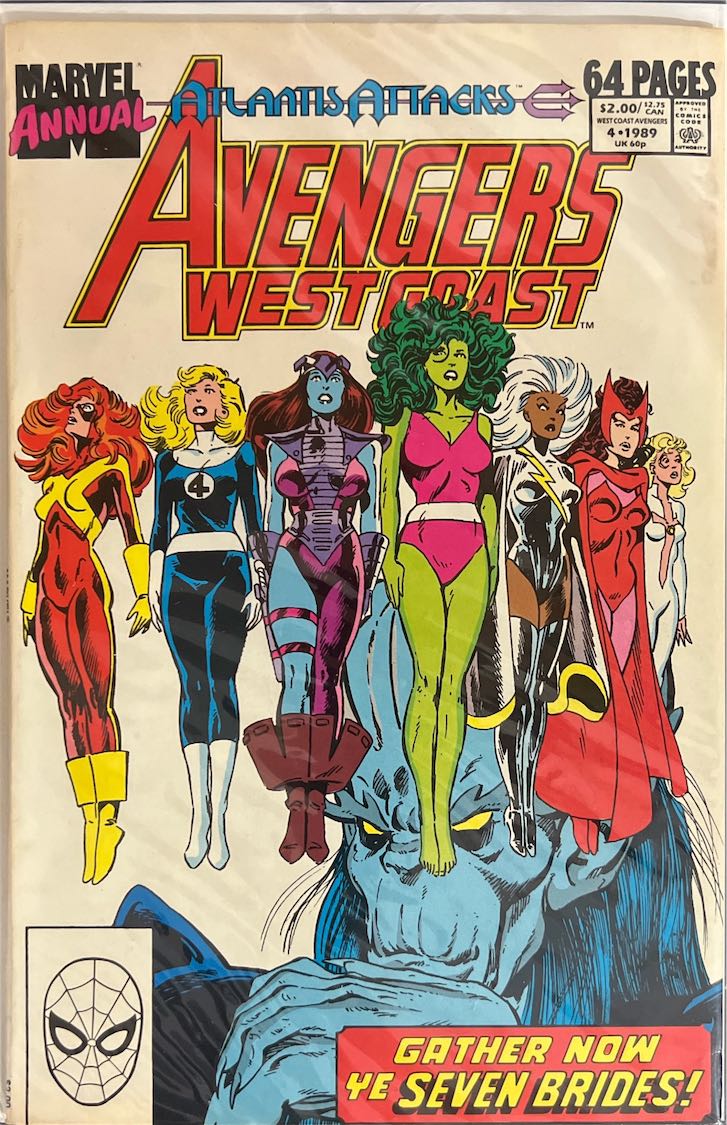 Avengers West Coast, Annual #004 (Marvel, 1989)