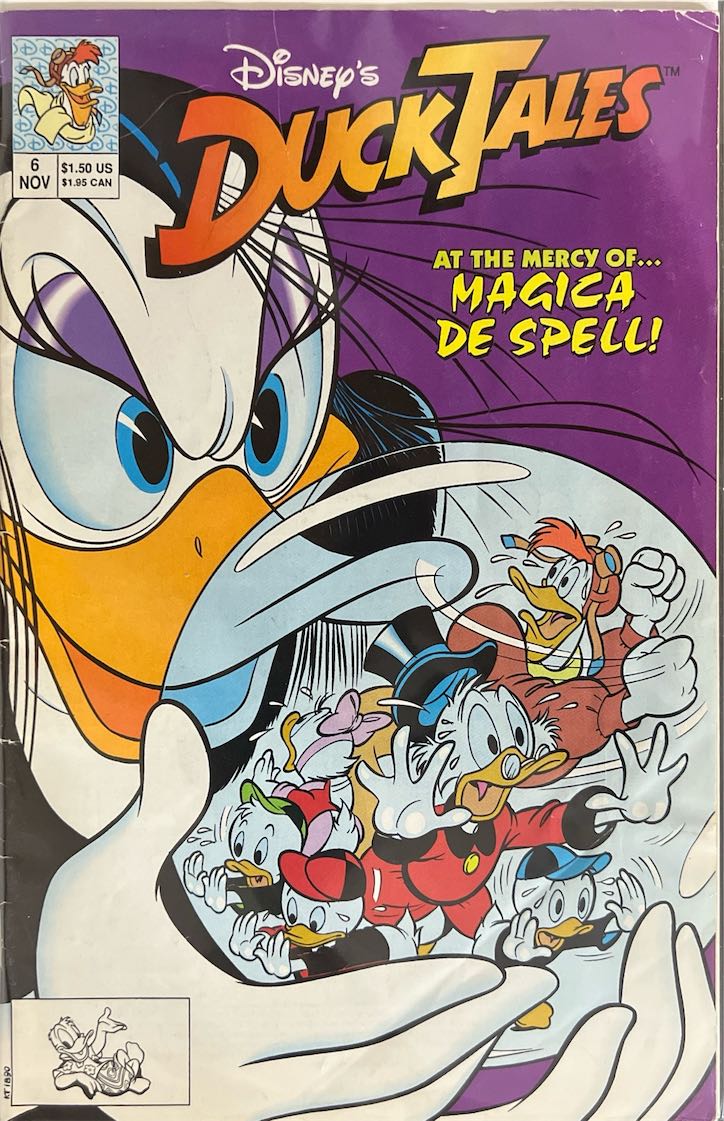 DuckTales, #006, At the Mercy of... Magica De Spell! (Disney, 1990) - Direct Sales
