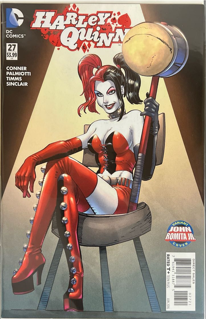 Harley Quinn, #027, John Romita Jr. Variant Cover (DC Comics, 2016) - Direct Sales