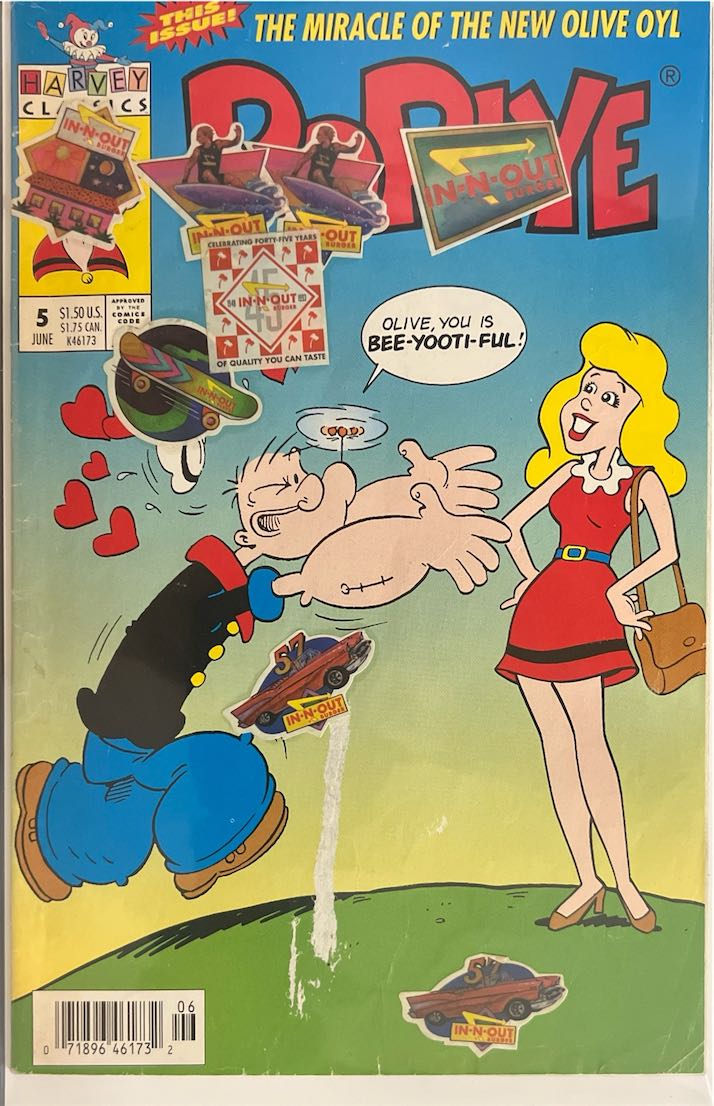 Popeye, #005, The Miracle of the New Olive Oyl (Harvey Comics, 1989)