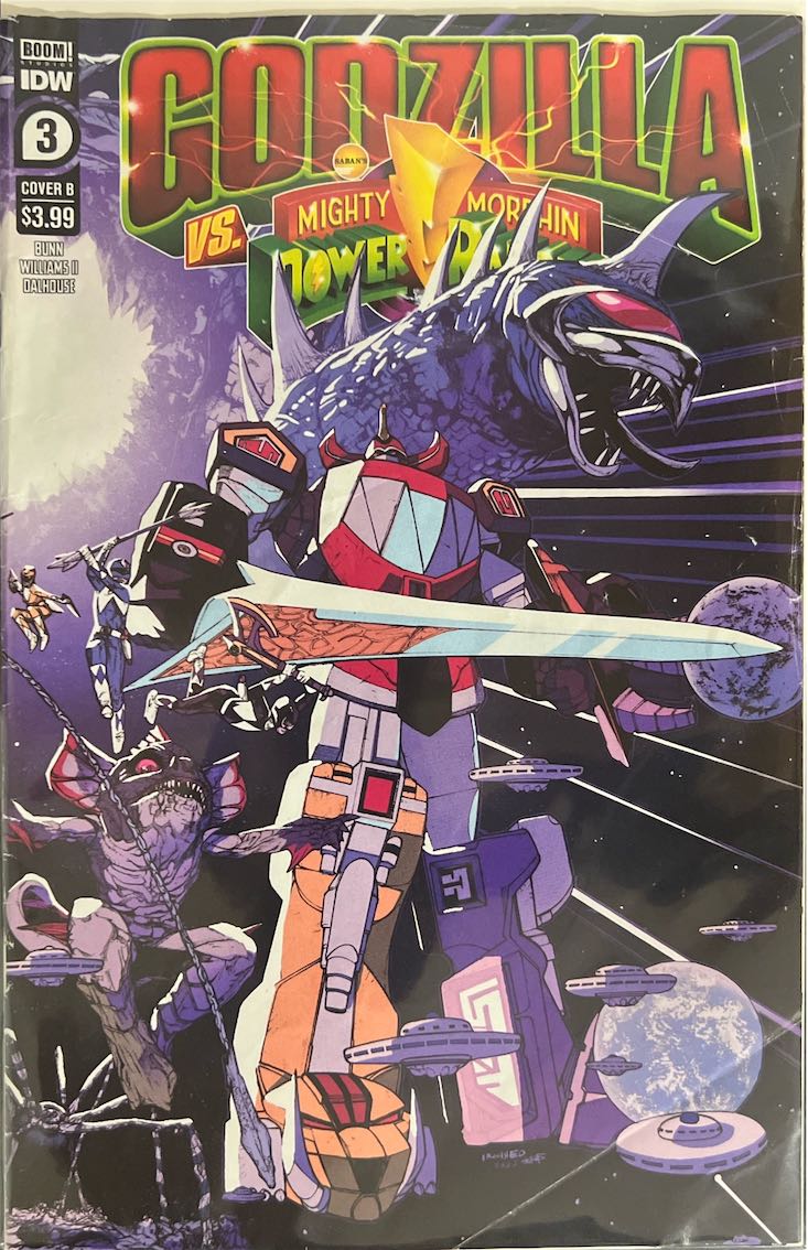 Godzilla vs. Mighty Morphin Power Rangers, #003 (IDW Publishing, 2022)