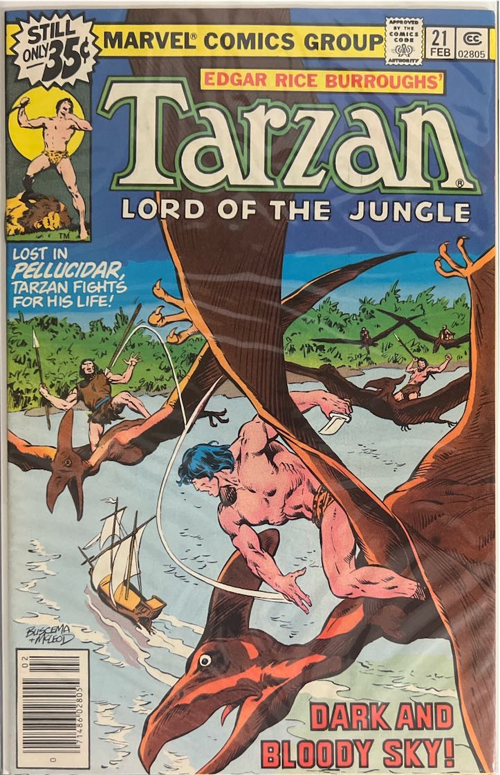 Tarzan, #021, Lord of the Jungle (Marvel, 1978)