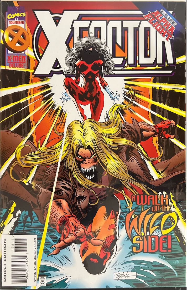 X-Factor, #116, A Walk on the Wild Side! (Marvel, 1995) - Direct Edition