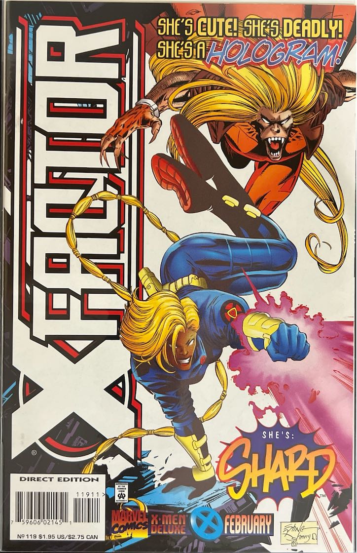 X-Factor, #119, She's Cute! She's Deadly! She's a Hologram! (Marvel Comics, 1996) - Direct Edition