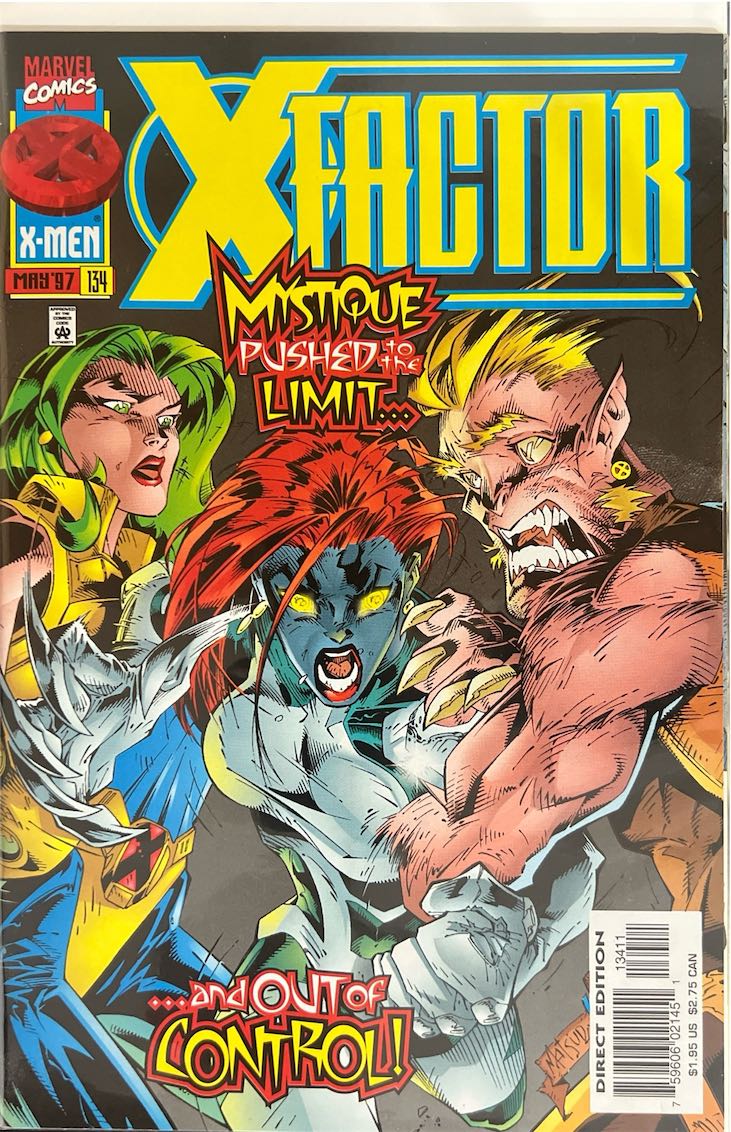 X-Factor, #134, Mystique Pushed to the Limit... (Marvel Comics, 1997) - Direct Edition