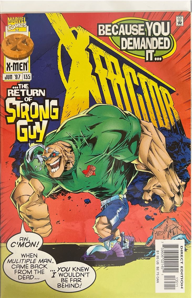 X-Factor, #135, The Return of Strong Guy (Marvel Comics, 1997) - Direct Edition