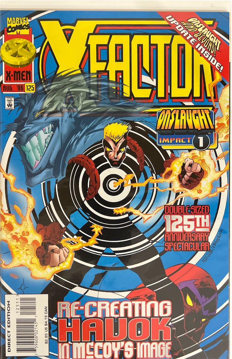 X-Factor, #125, Onslaught Impact 1 (Marvel, 1996) - Direct Edition