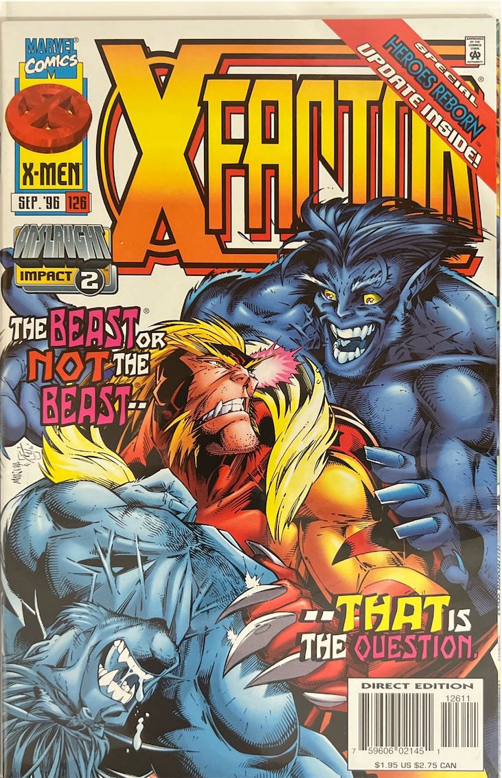 X-Factor, #126, The Beast or Not the Beast (Marvel, 1996) - Direct Edition