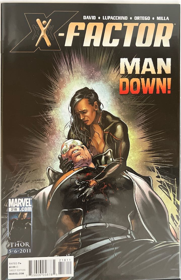 X-Factor, #218, Man Down! (Marvel Comics, 2011) - Direct Edition