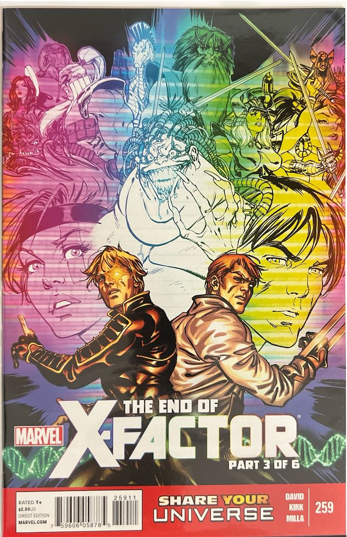 X-Factor, #259, The End of X-Factor Part 3 of 6 (Marvel, 2013) - Direct Edition