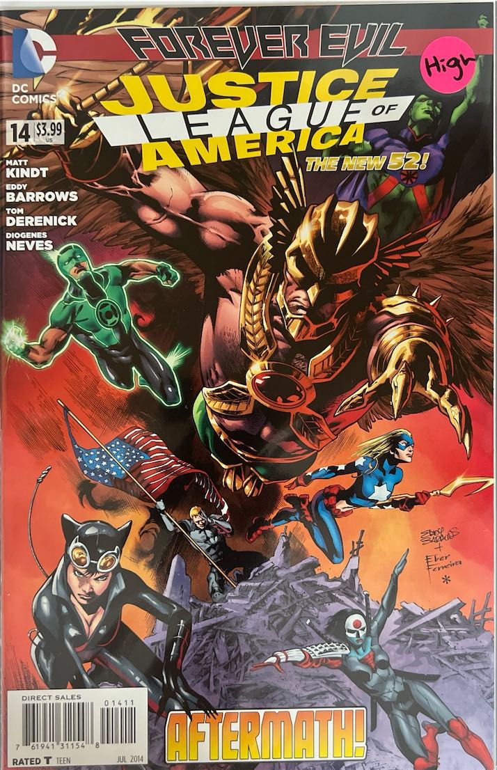 Justice League of America, #014, Forever Evil: Aftermath! (DC Comics, 2014) - Direct Sales