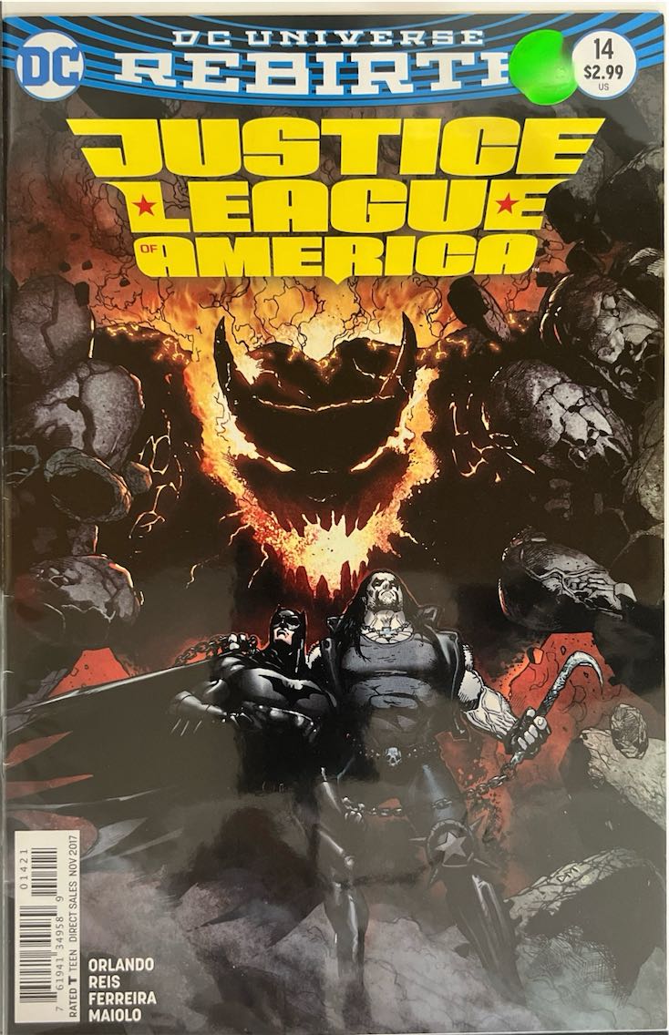 Justice League of America, #014, (DC Comics, 2017) - Direct Sales