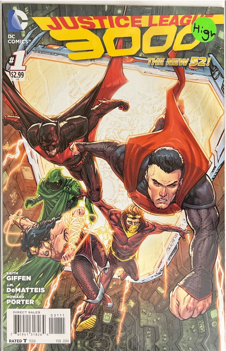 Justice League 3000, #001, The New 52! (DC Comics, 2014) - Direct Sales