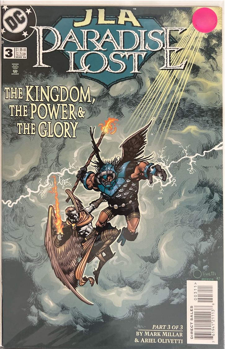 JLA: Paradise Lost, #003, The Kingdom, The Power & The Glory (DC Comics, 1998) - Direct Sales