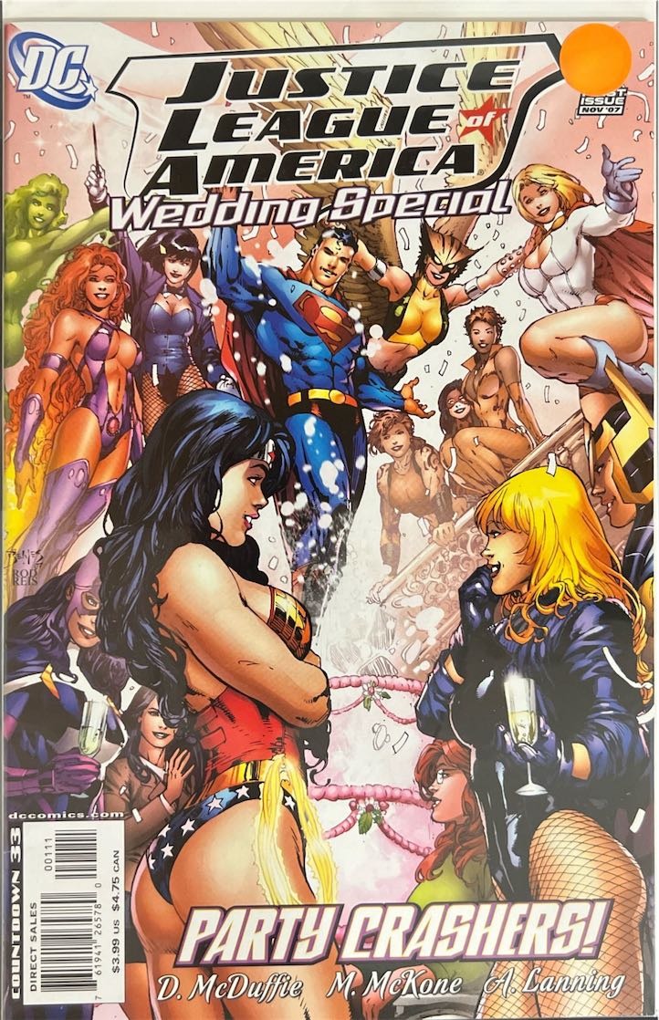 Justice League of America, #001, Wedding Special (DC Comics, 2007) - Direct Sales