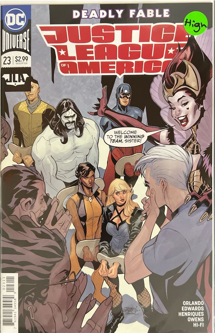 Justice League of America, #023, Deadly Fable (DC Comics, 2018) - Direct Sales Edition