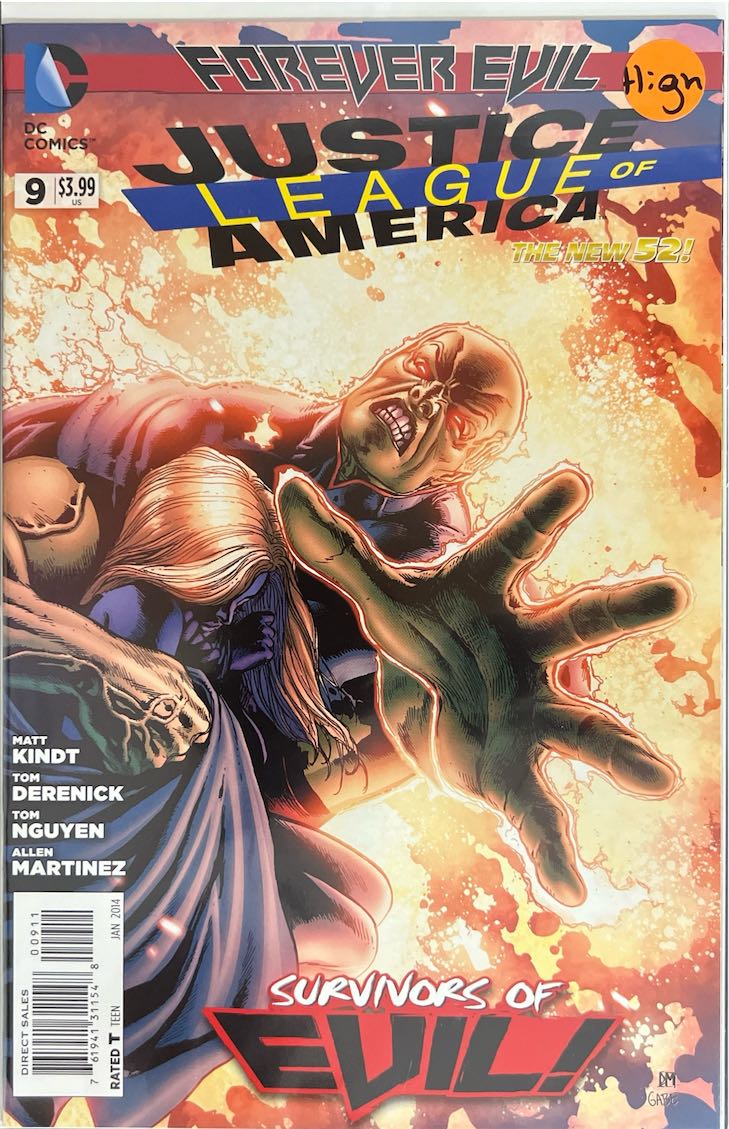 Justice League of America, #009, Survivors of Evil (DC Comics, 2014) - Direct Sales