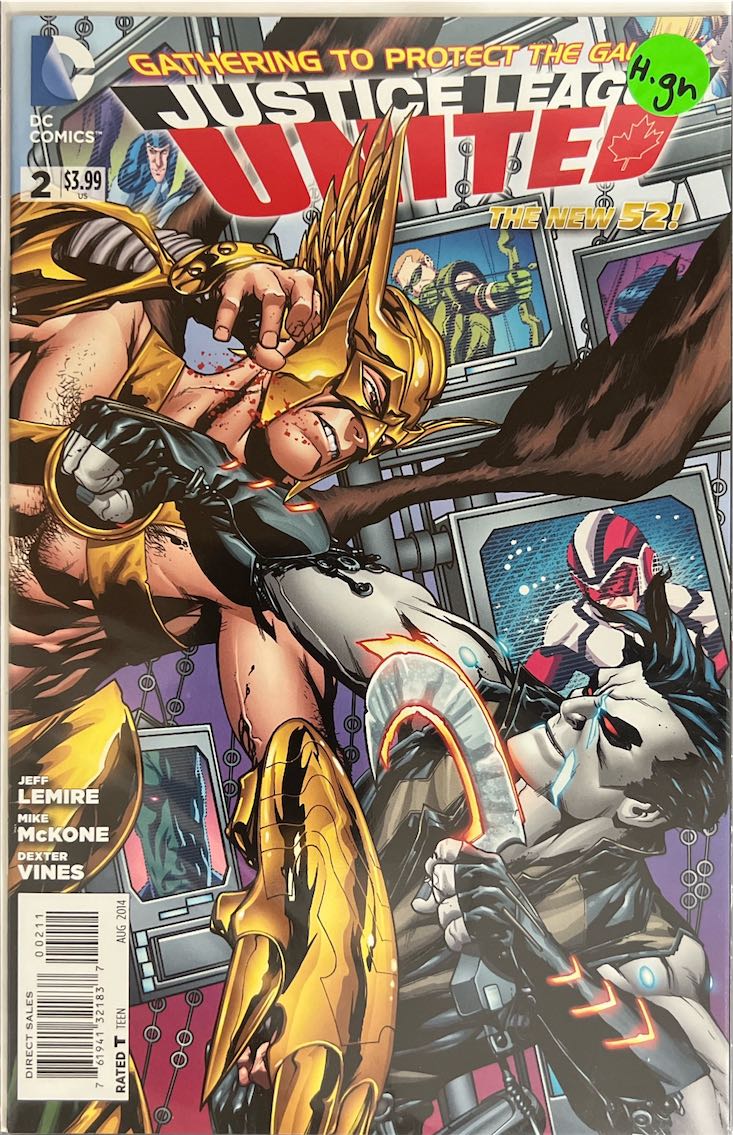 Justice League United, #002, (DC Comics, 2014) - Direct Sales