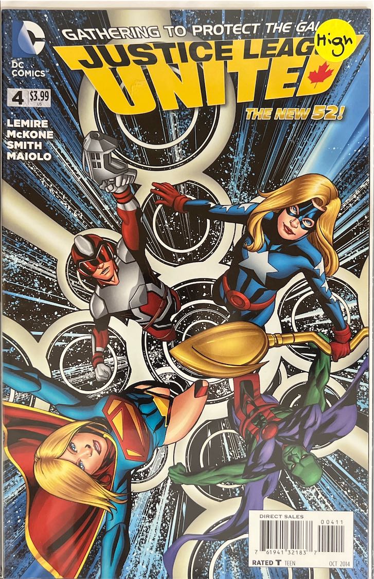 Justice League United, #004, The New 52! (DC Comics, 2014) - Direct Sales