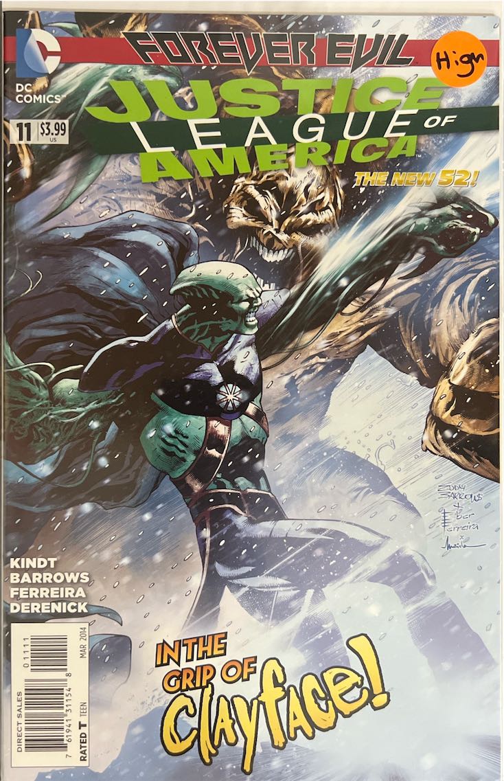 Justice League of America, #011, Forever Evil (DC Comics, 2014) - Direct Sales