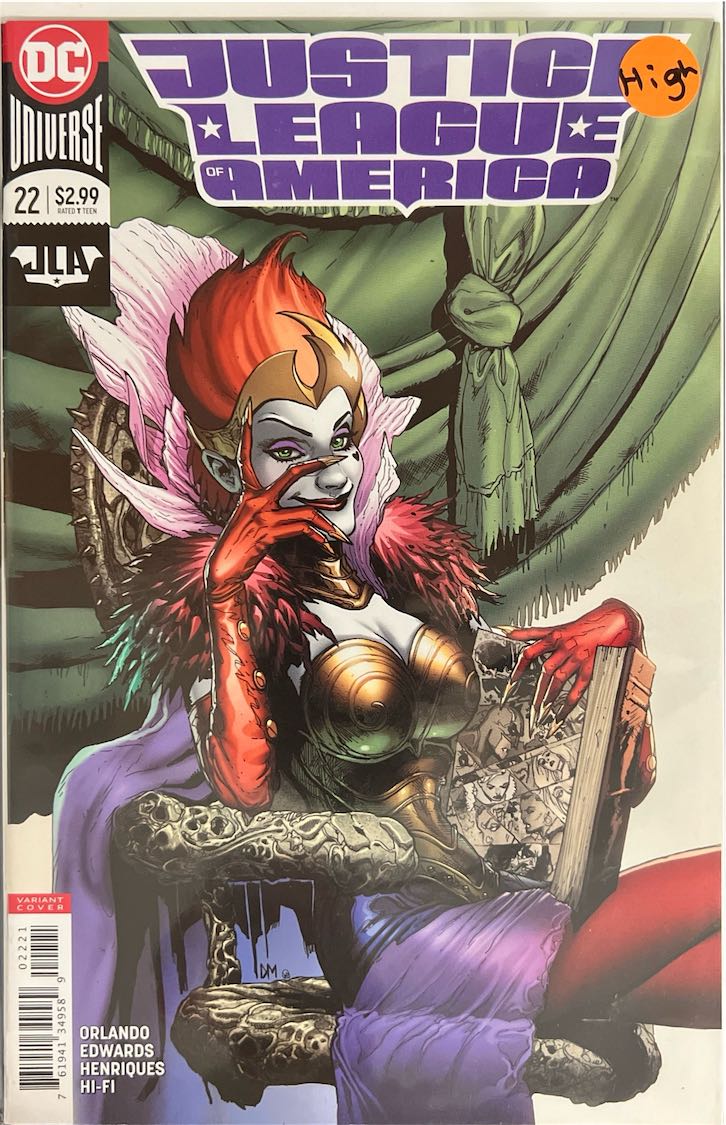 Justice League of America, #022, (DC Comics, 2017) - Variant Cover