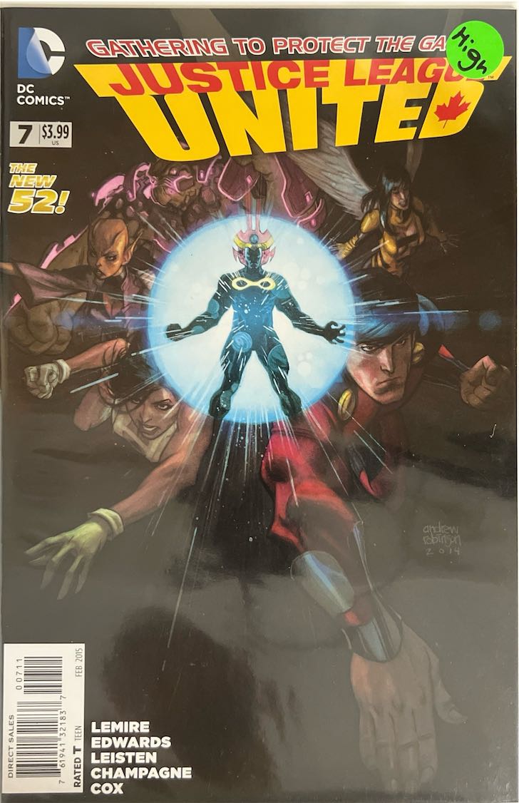 Justice League United, #007, (DC Comics, 2015) - Direct Sales