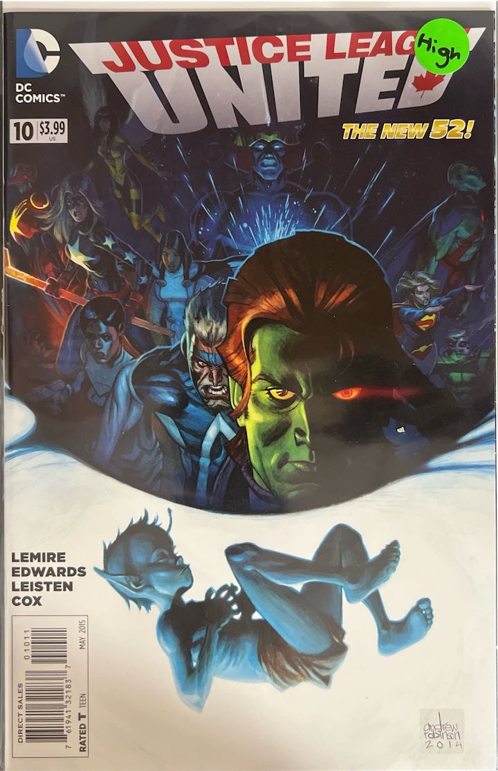 Justice League United, #010, The New 52! (DC Comics, 2015) - Direct Sales