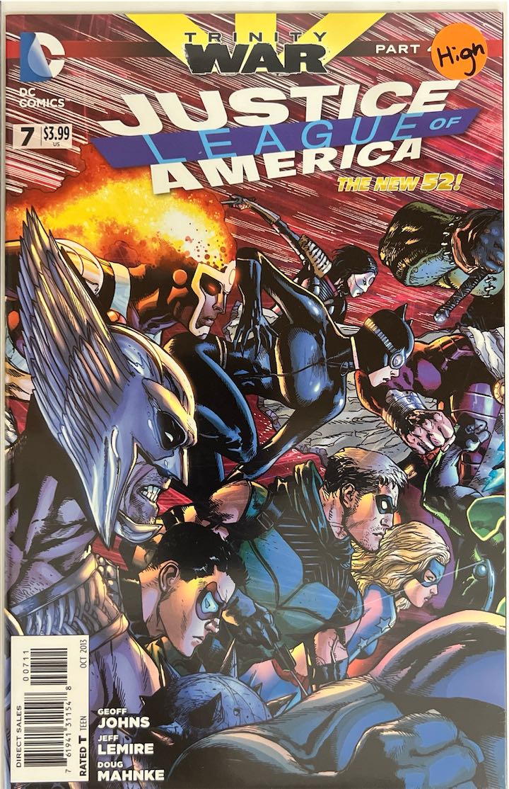 Justice League of America, #007, Trinity War Part 4 (DC Comics, 2013) - Direct Sales