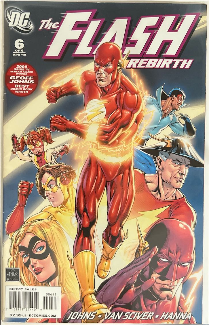 The Flash, #006, Rebirth (DC, 2009) - Direct Sales