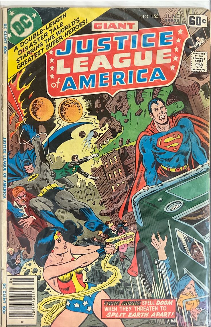 Justice League of America, #155, Giant - Double-Length Disaster Tale (DC, 1978) - Direct Sales