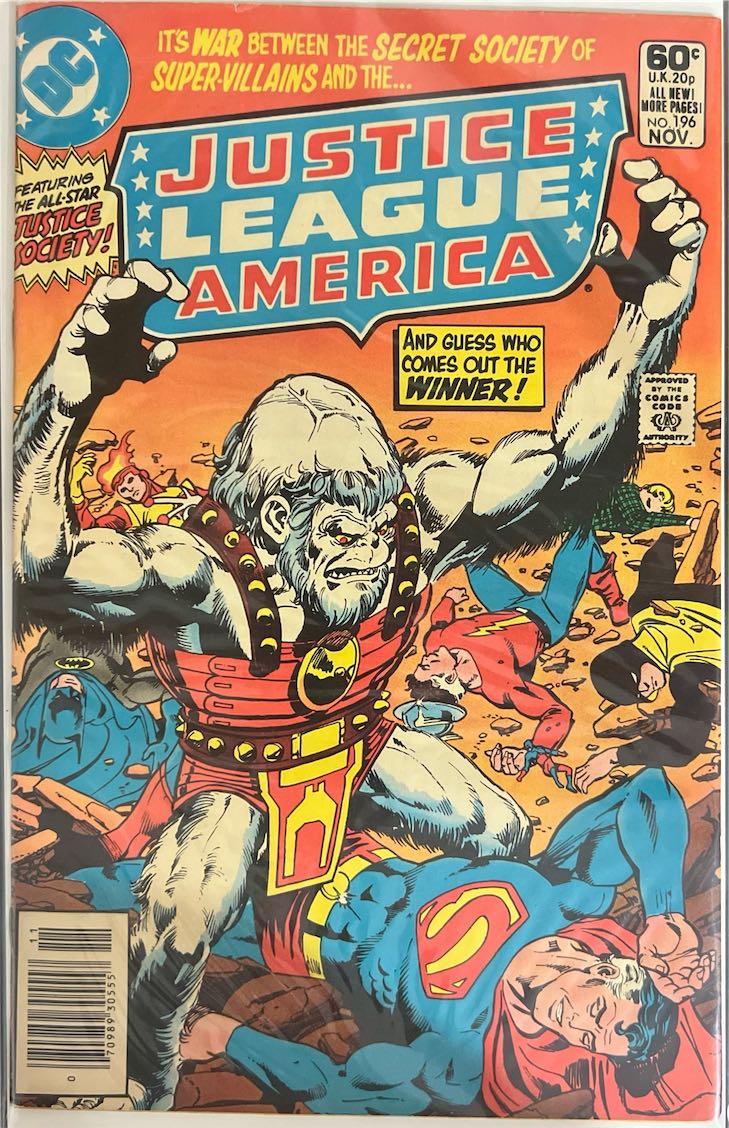 Justice League of America, #196, (DC Comics, 1981) - Direct Sales