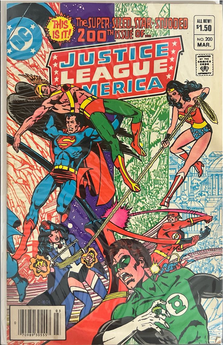 Justice League of America, #200, (DC Comics, 1982) - Direct Sales