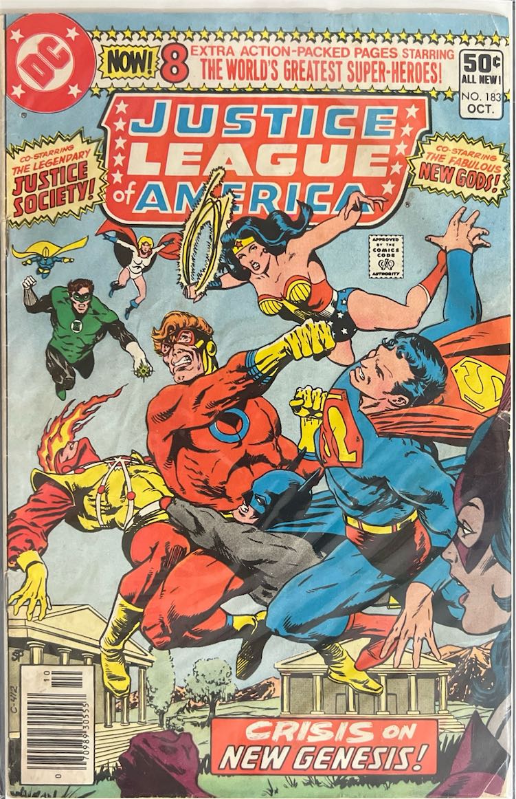 Justice League of America, #183, Crisis on New Genesis! (DC Comics, 1980) - Direct Sales