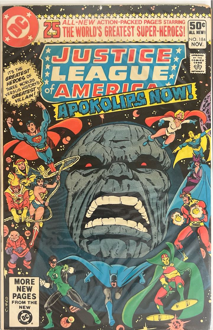 Justice League of America, #184, Apokolips Now! (DC Comics, 1980) - Direct Edition