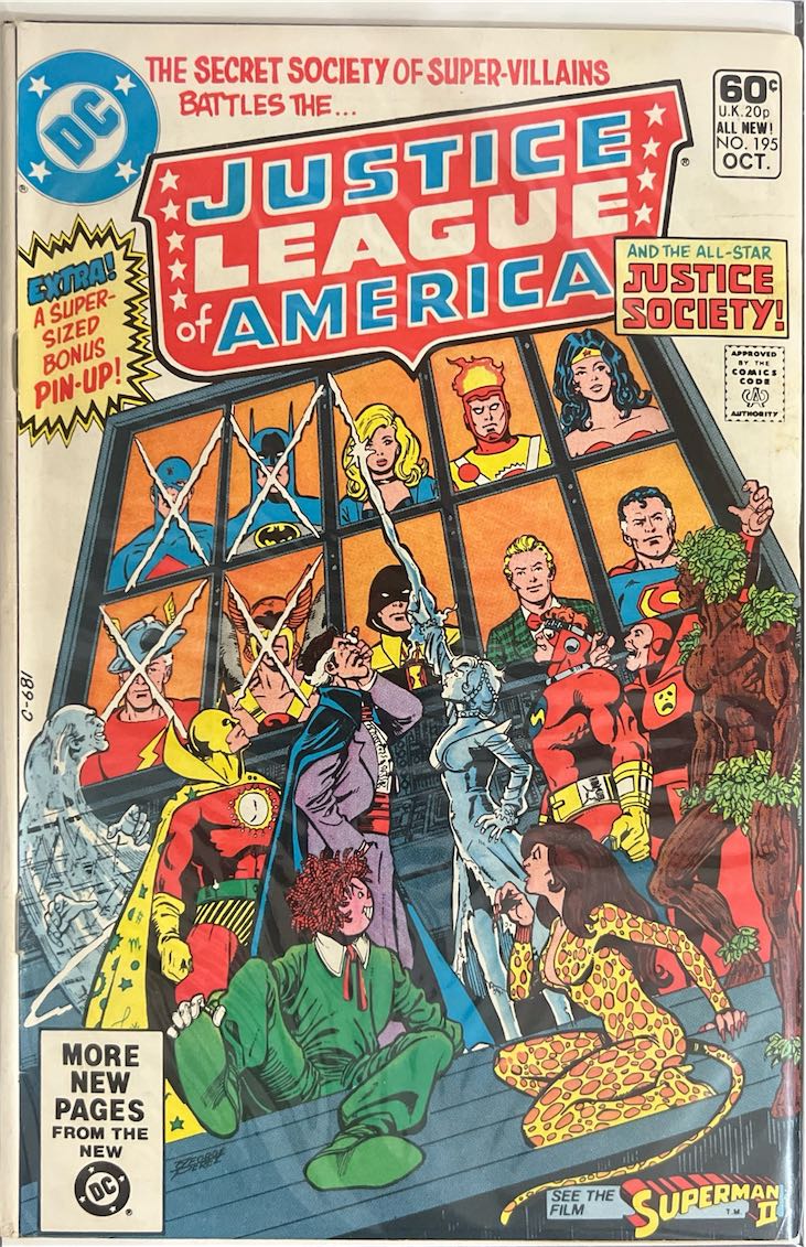 Justice League of America, #195 (DC, 1981) - Direct Sales