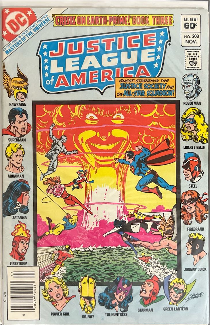 Justice League of America, #208, Crisis on Earth-Prime: Book Three (DC Comics, 1982) - Direct Sales