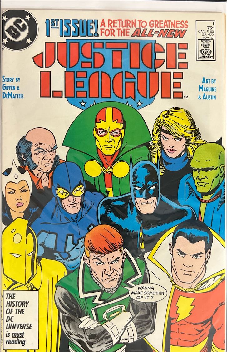 Justice League, #001, A Return to Greatness for the All-New Justice League (DC, 1987) - Direct Sales Edition