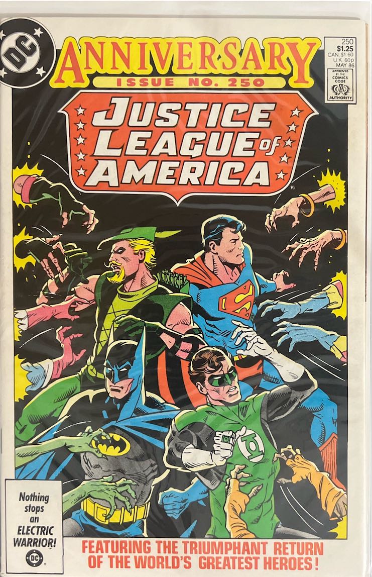 Justice League of America, #250 (DC Comics, 1986) - Newsstand Edition