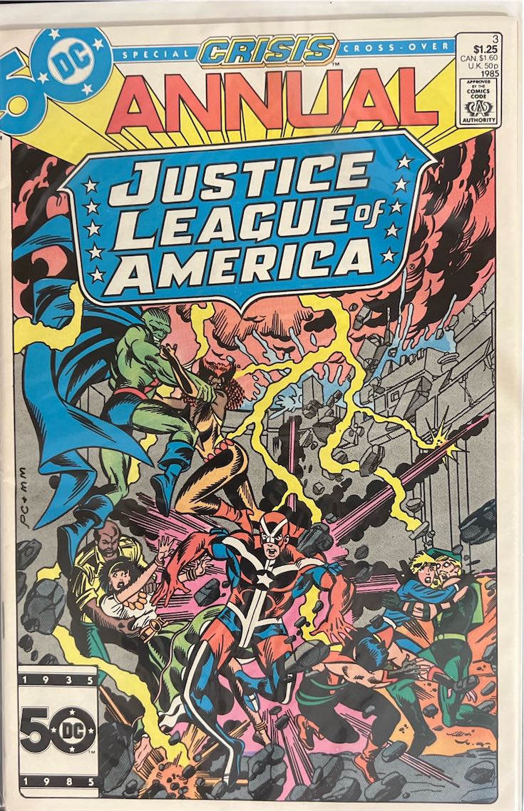 Justice League of America, Annual #003, Special Crisis Edition (DC Comics, 1985) - Direct Edition