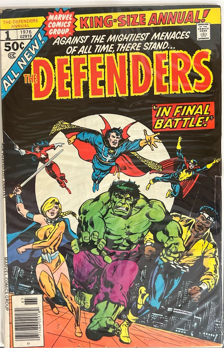 The Defenders, Annual #001, In Final Battle! (Marvel, 1976) - Direct Sales