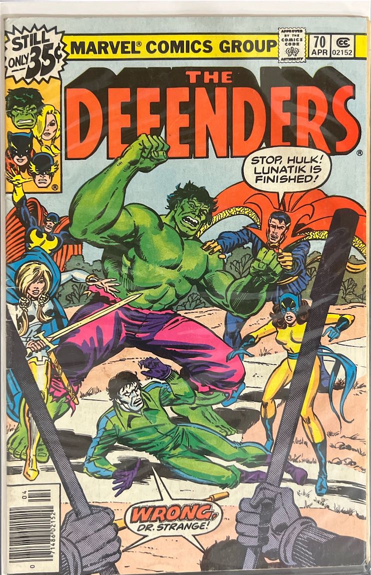 The Defenders, #070, The New Defenders (Marvel, 1979) - Direct Sales/Newsstand Edition