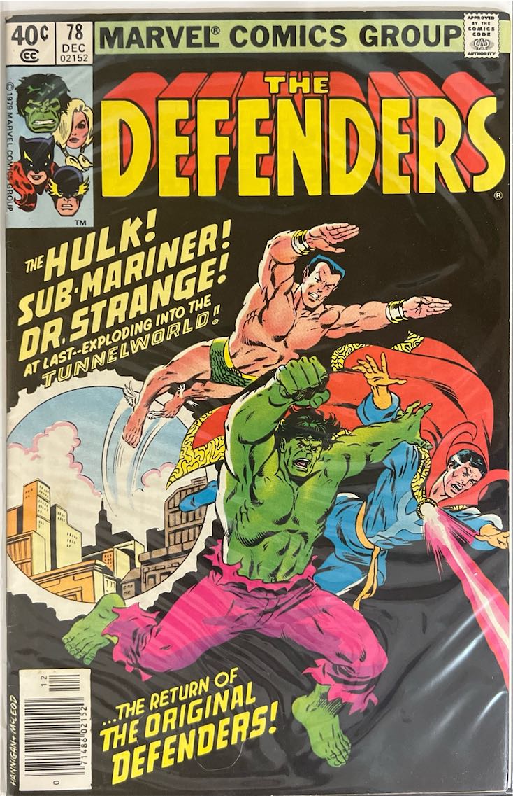 The Defenders, #078, The Return of the Original Defenders (Marvel, 1979) - Direct Edition